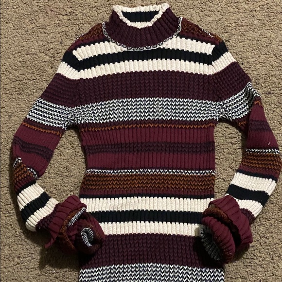 Multicolored Ribbed Stripe Sweater - Picture 2 of 3